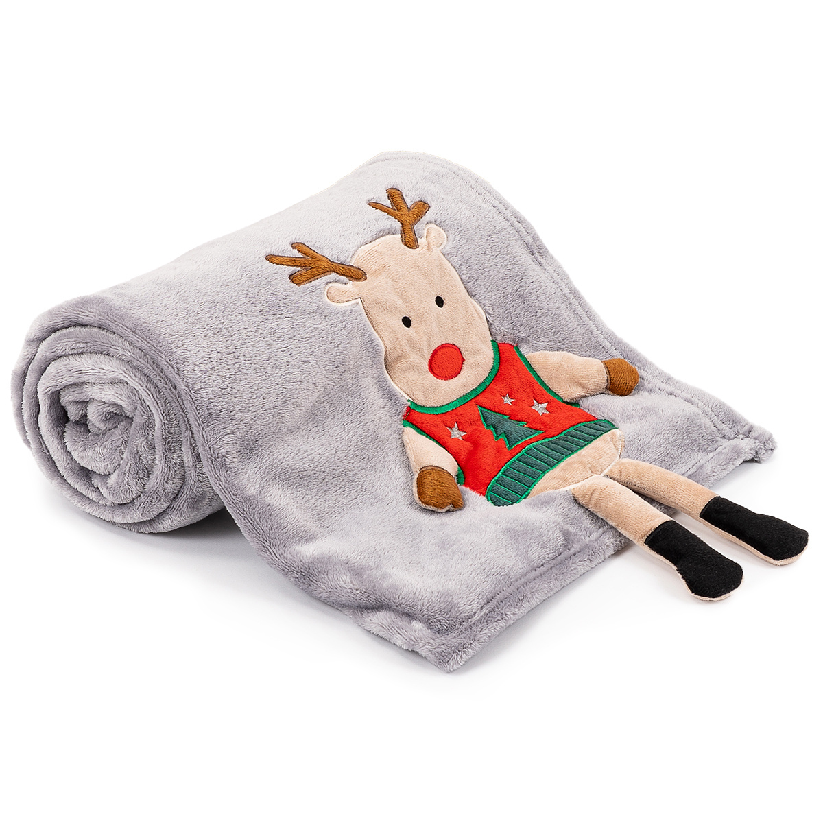 4Home Vánoční deka Xmas Reindeer