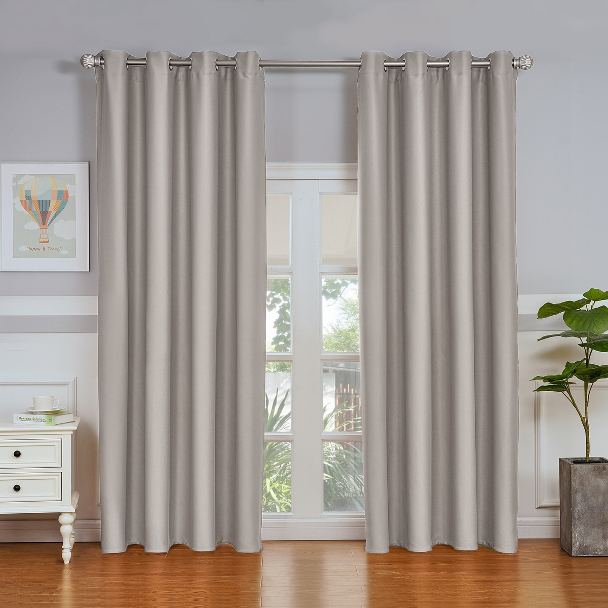 4Home Výhodná sada Zatemňovací závěs Dublin béžová