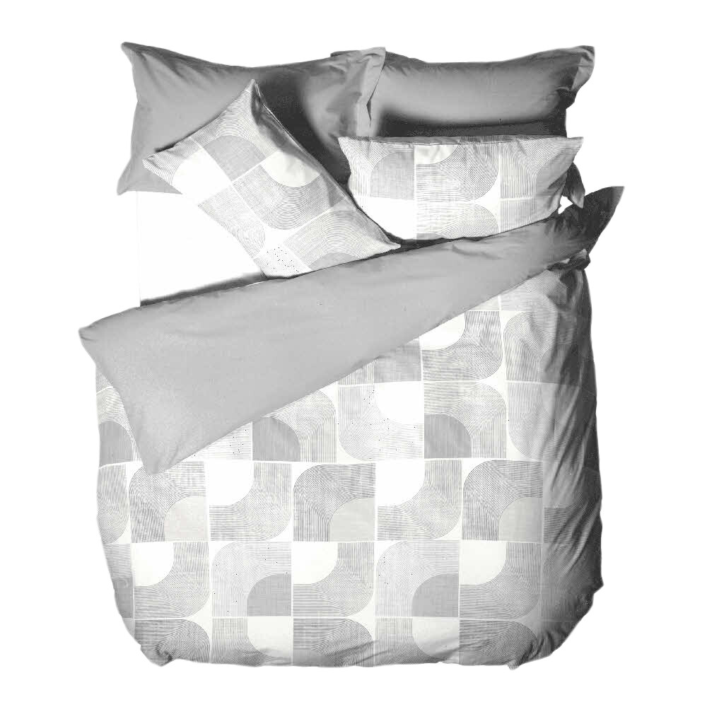 B.E.S. Petrovice Flanelové povlečení Nordic Grey