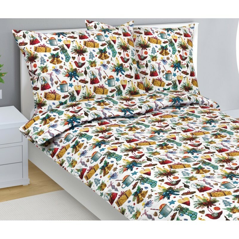 Bellatex Vánoční bavlněné povlečení Vánoce