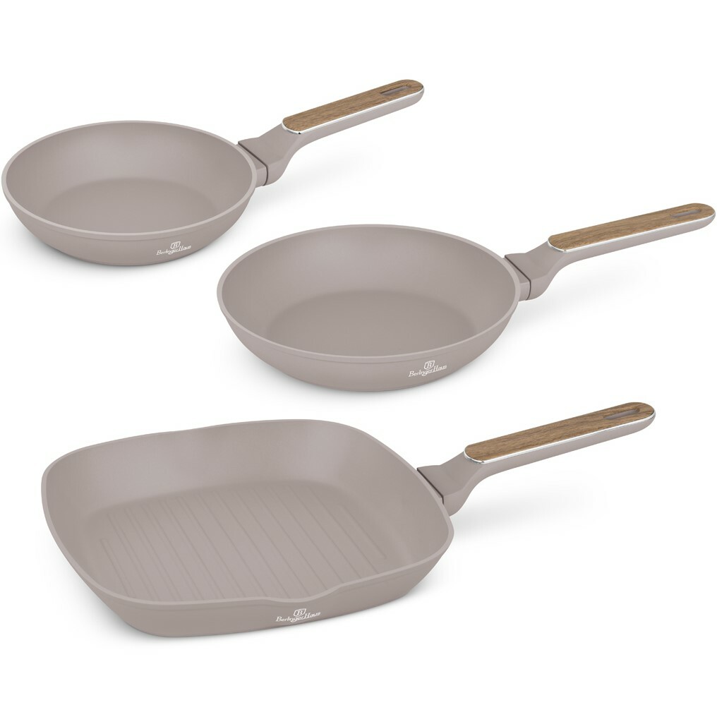 BerlingerHaus Sada pánví s titanovým povrchem Taupe Nordic