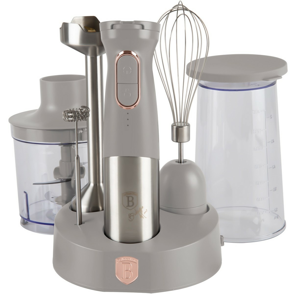 BerlingerHaus Tyčový mixér akumulátorový 200 W Taupe Berlinger Haus