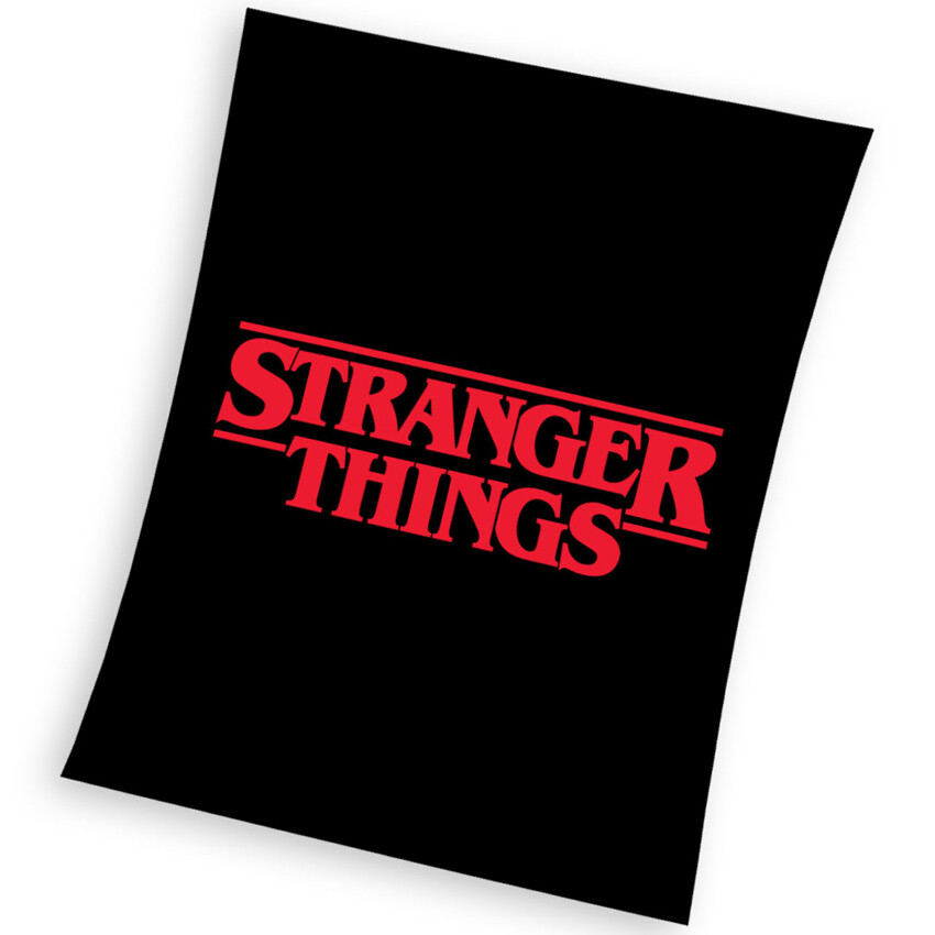 Carbotex Dětská deka Stranger Things Black