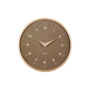 Karlsson 5995MG designové nástěnné hodiny hnědá
