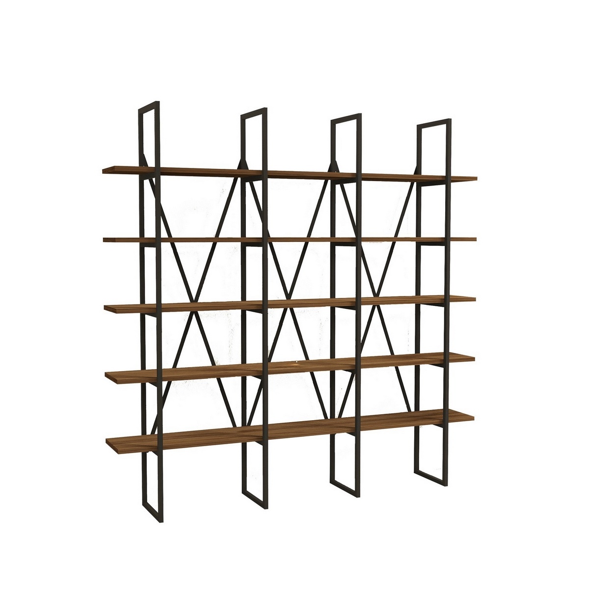 Knihovna Beylerbeyi Walnut Hanah Home