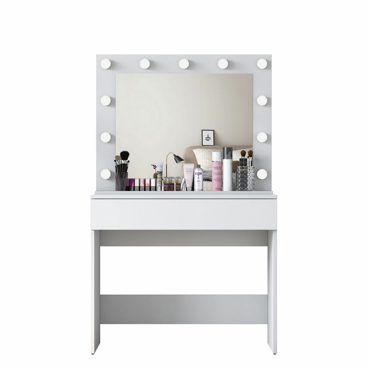 Kosmetický stůl Aria White Hanah Home