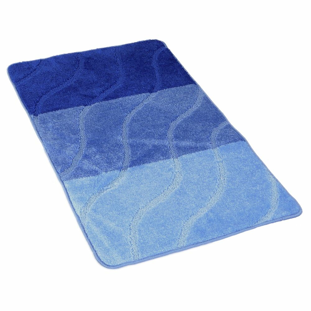 Kvalitex Koupelnová předložka Vlny modrá