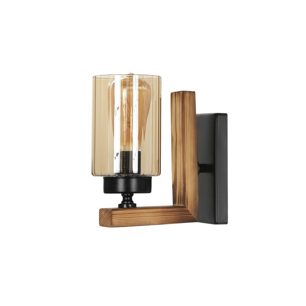 Nástěnné svítidlo Linda Aplik Yanık Silindir Bal Camli