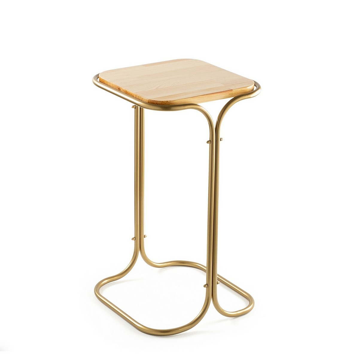 Odkládací stolek Sam Gold and Natural Hanah Home