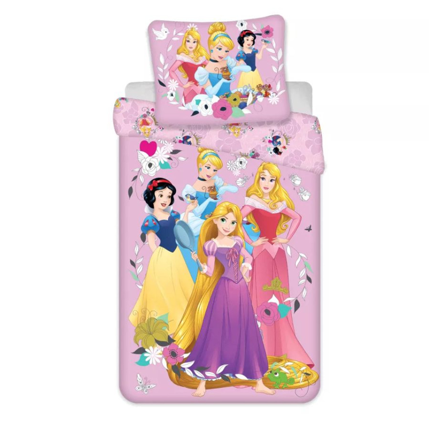 Dětské bavlněné povlečení PRINCEZNY 6763 140x200 cm