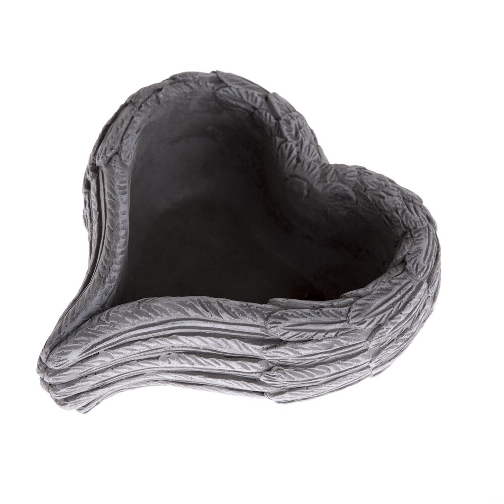 Pietní dekorace Betonový květináč Srdce