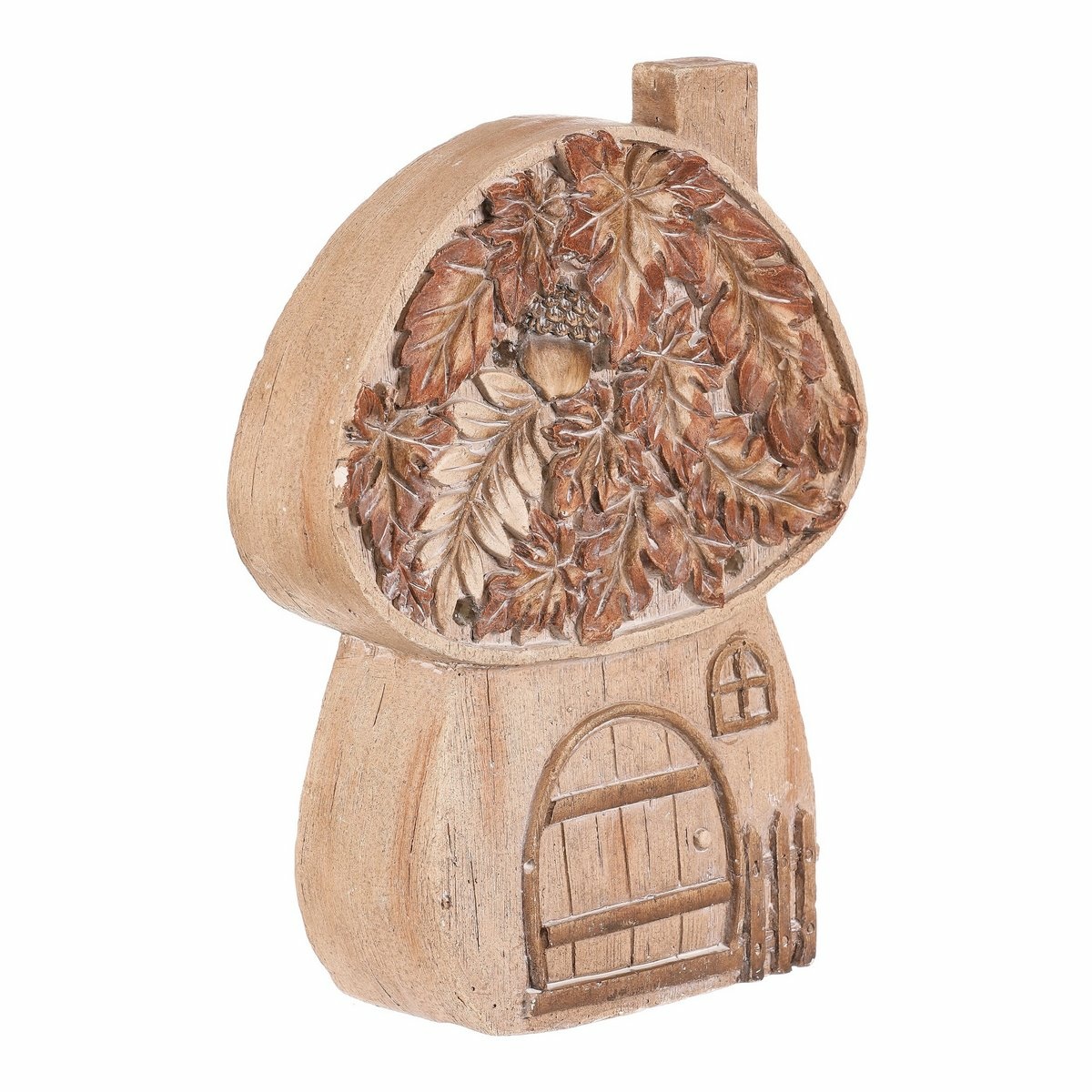 Podzimní dekorace Houbový domek s osvětlením