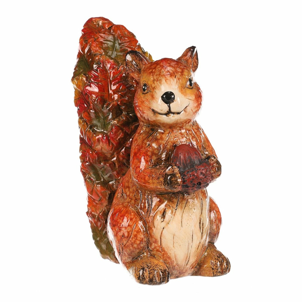 Podzimní dekorace Veverka s oříškem