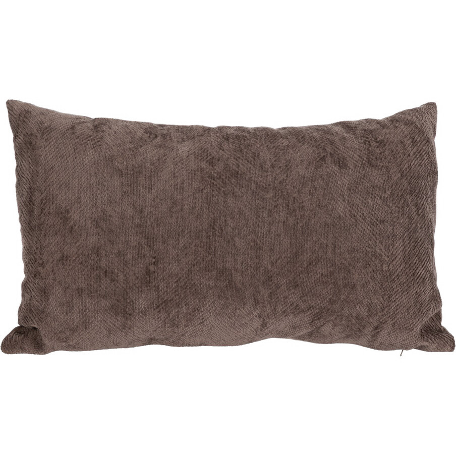 Polštářek Chenille Dark brown