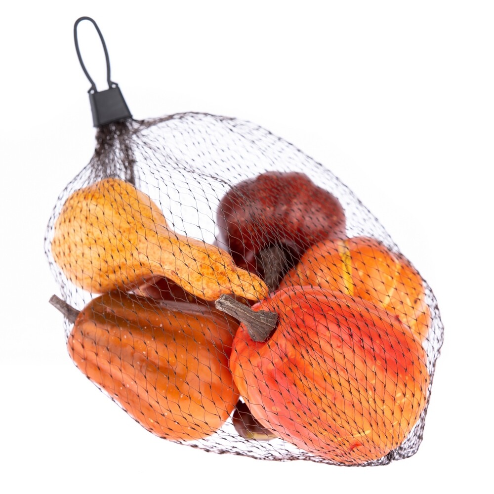 Sada umělých dekorativních dýní