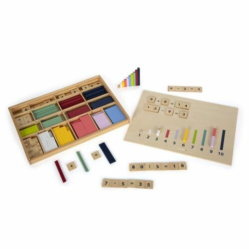 Small foot Počítání v dřevěném boxu Educate Small Foot