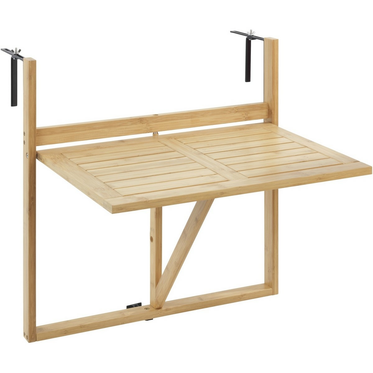 Wenko Závěsný balkonový stolek z bambusu Waikiki