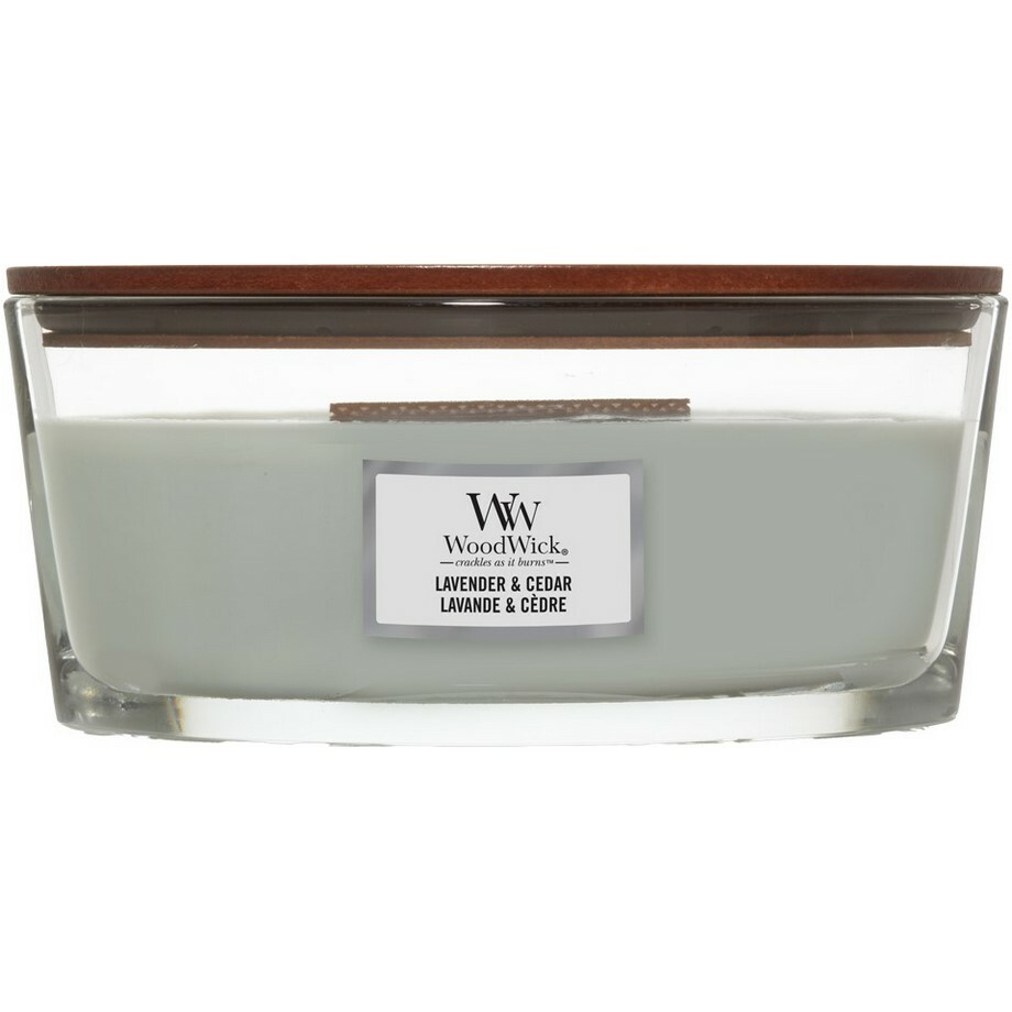 WoodWick Vonná svíčka loď Lavender & Cedar