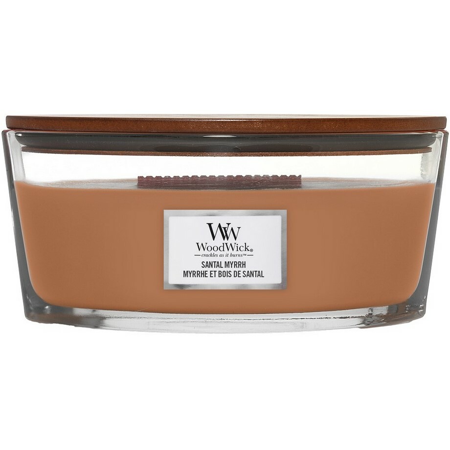 WoodWick Vonná svíčka loď Santal Myrrh