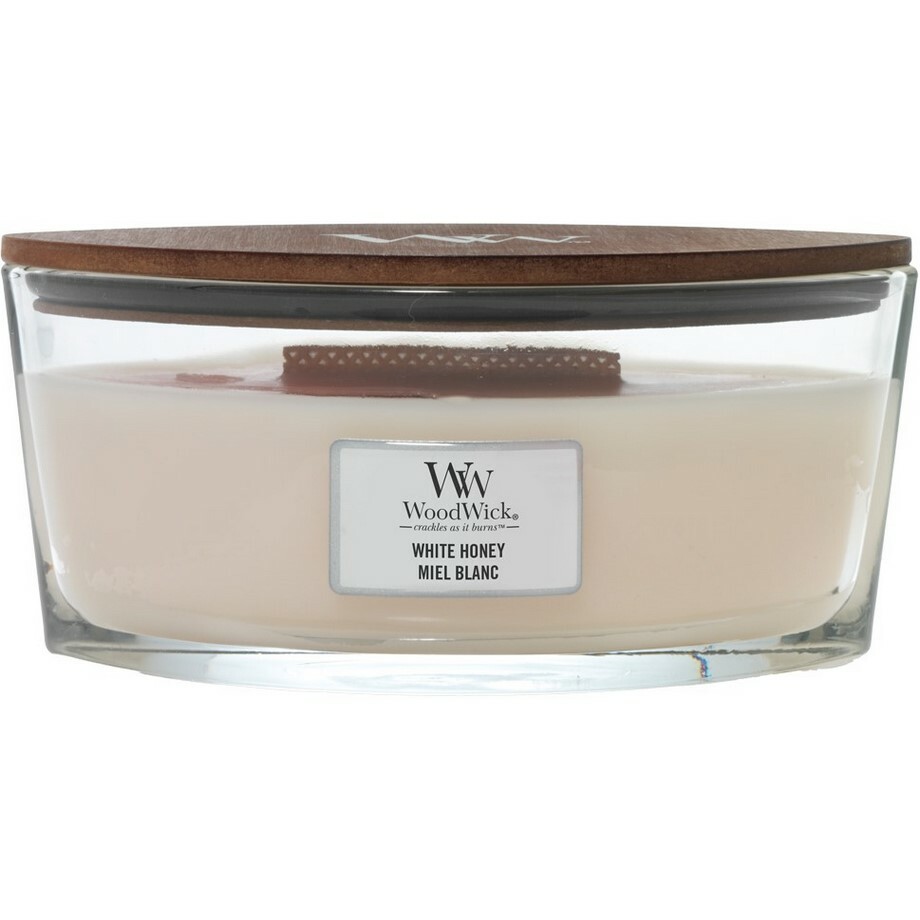 WoodWick Vonná svíčka loď White Honey