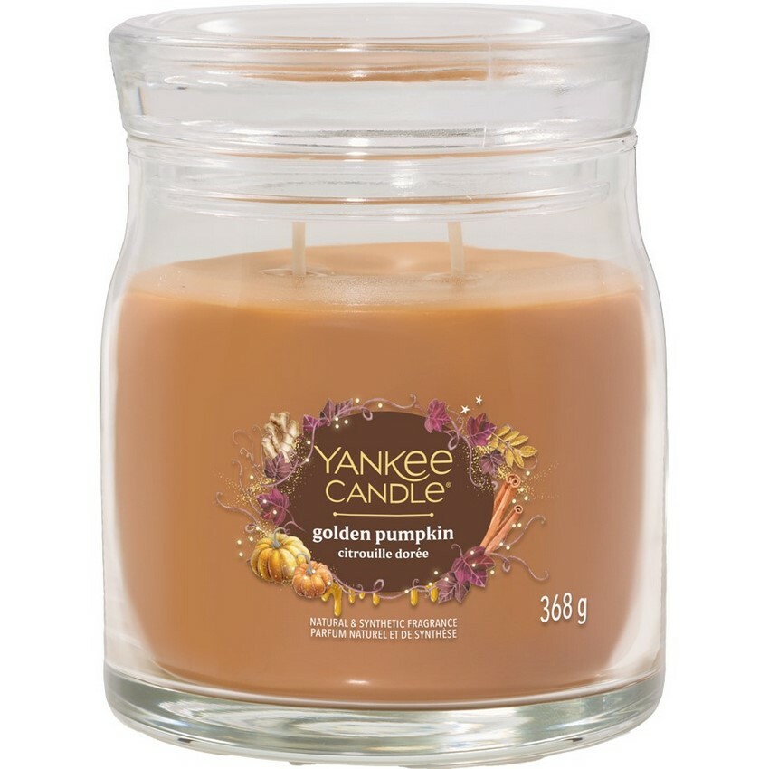 Yankee Candle Vonná svíčka střední Signature Golden Pumpkin