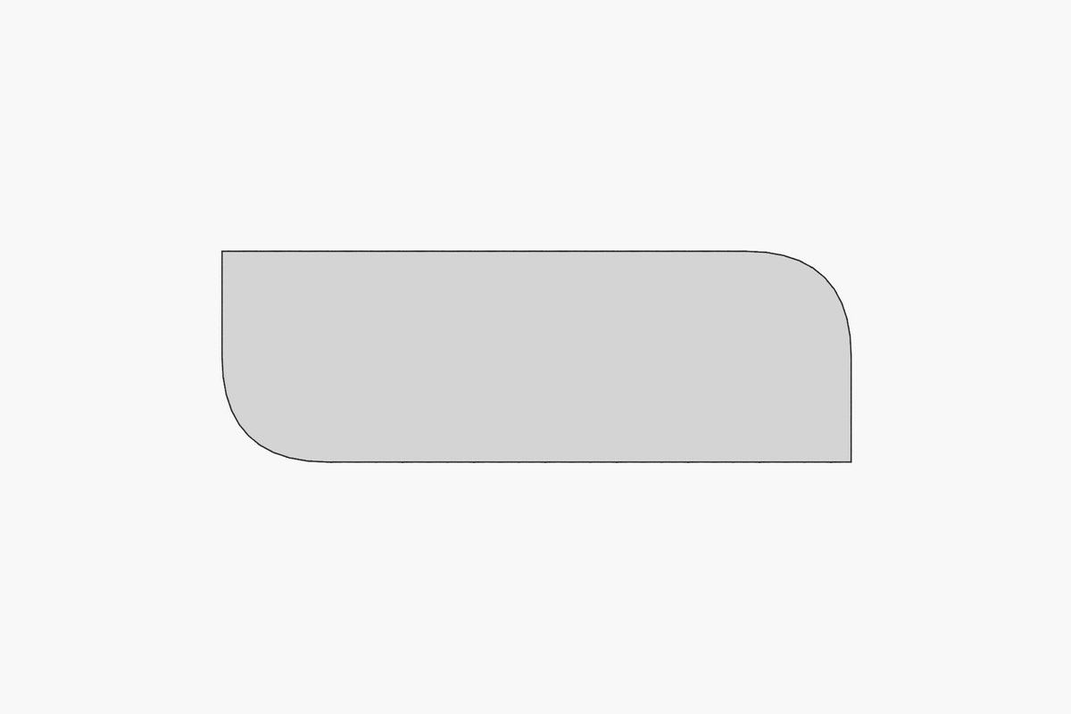 Zrcadlo Arni Black 40 x 120 cm Hanah Home