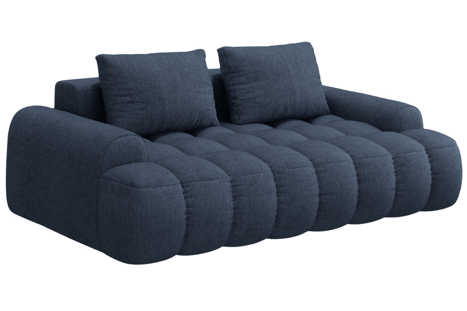 Cosmopolitan Design Tmavě modrá trojmístná pohovka Linz 200 cm