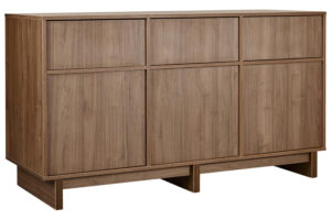 Hněd&aacute; dřevěn&aacute; přebalovac&iacute; komoda Quax Kyo