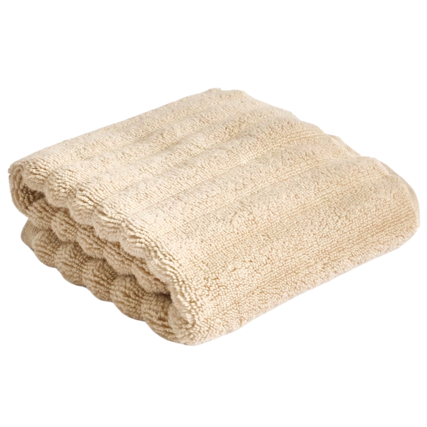 Kave Home Béžový bavlněný ručník Navira 30 x 50 cm