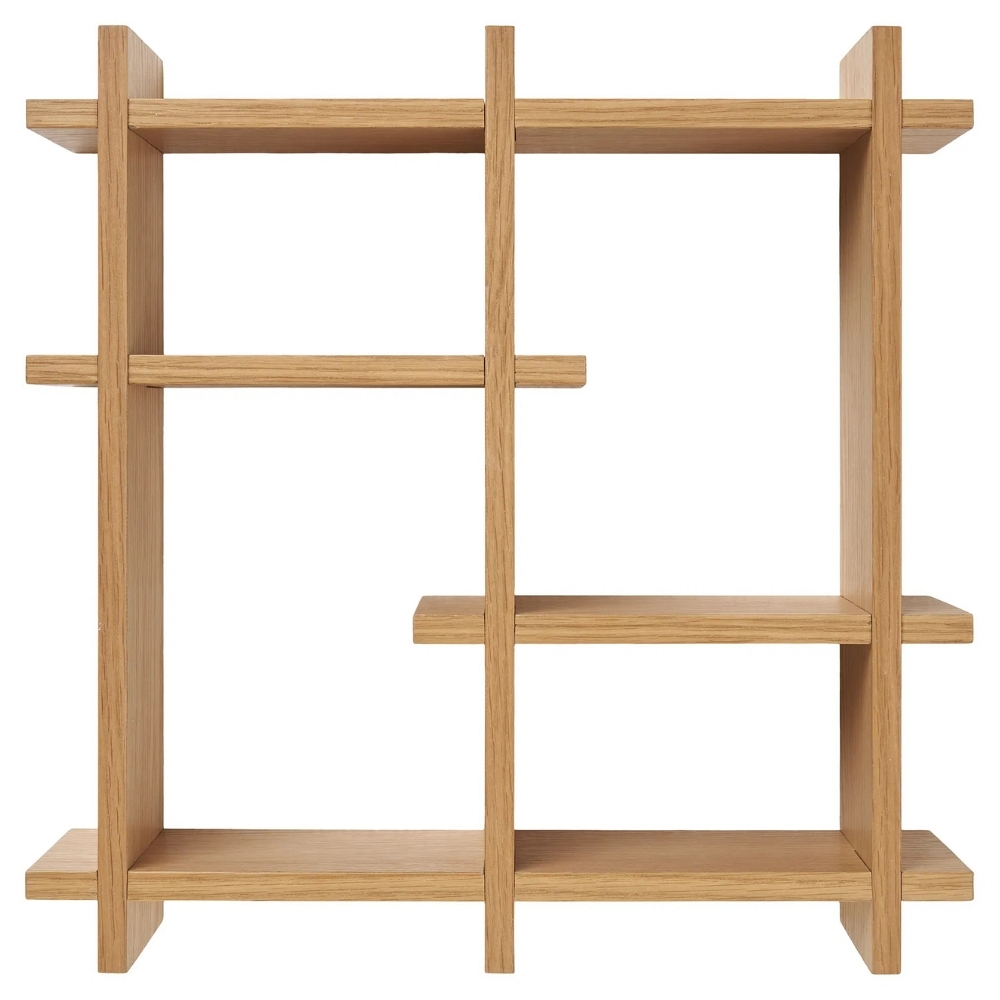 Nordic Living Dubová police Golsberg 40 x 40 cm