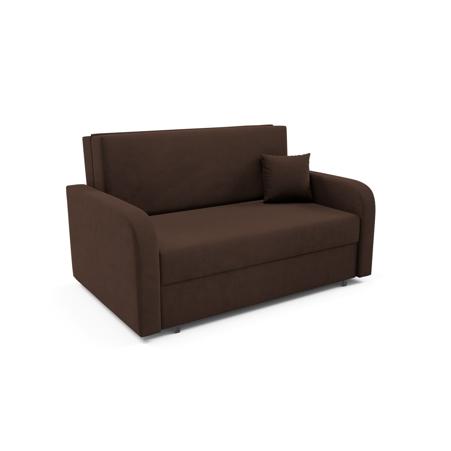 Rozkládací pohovka FERONI III Hnědá