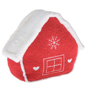 V&aacute;nočn&iacute; dekorace Textiln&iacute; chaloupka červen&aacute;
