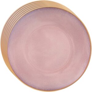 Orion Sada keramick&yacute;ch mělk&yacute;ch tal&iacute;řů Glaze růžov&aacute; 27 cm