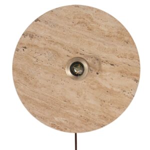 Micadoni Travertinov&eacute; n&aacute;stěnn&eacute; světlo Doris 35 cm